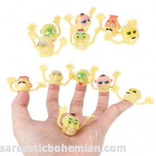 ICCQ Finger PVC Puppets Monster 6 pcs Finger Puppets Cartoon Monster Puppets for Kids Babies Toddlers & The Whole Family B07P11SHDM